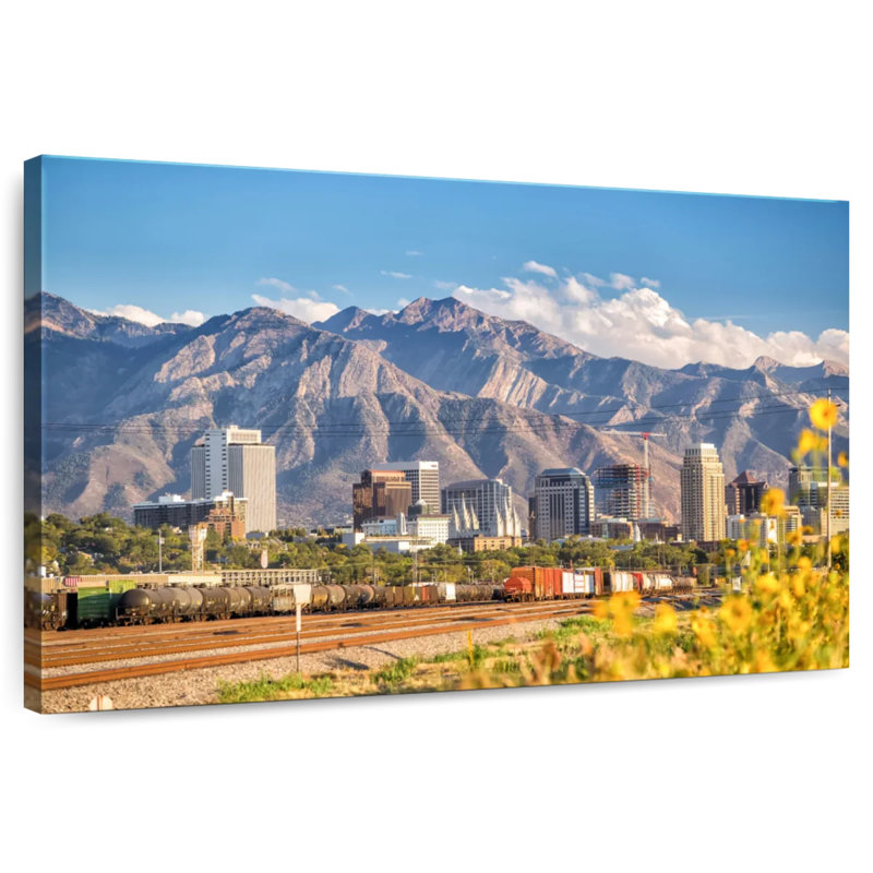 Hannes, centre-ville de Salt Lake City, H 30 po x l 45 po