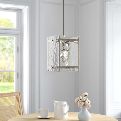 Kanode 1 - Light Dimmable Rectangular Glass Pendant