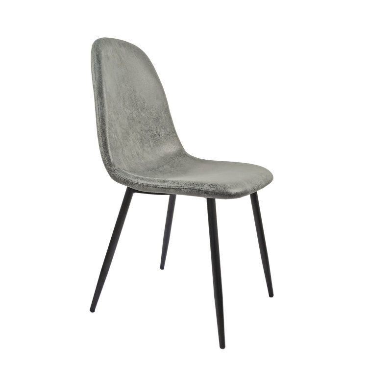 Chaises de salle à manger Collett, Grey, Noir