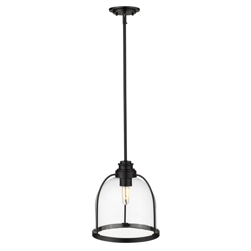 Luminaire suspendu en forme de dôme à 1 lumière Moraine