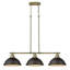 Luminaire suspendu en forme de dôme à 3 lumières pour îlot de cuisine Drakeford-626184614-626184622