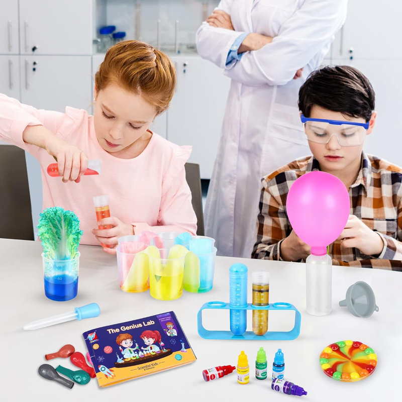 Trousse scientifique pour enfants, 80 expériences de laboratoire scientifique, jeu de rôle scientifique
