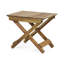 Table d'appoint pliante d'extérieur patinée en bois-1005283395