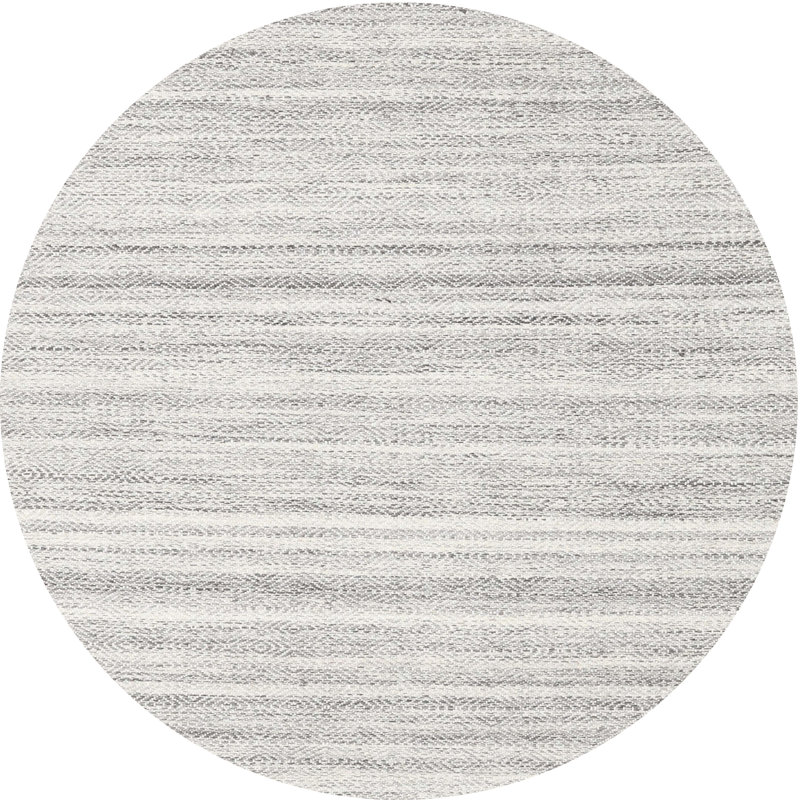 Tapis gris, Rond 6 pi