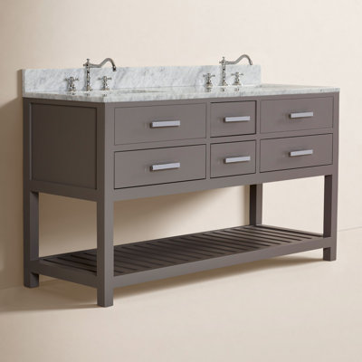 Cronin 60'' Double Bathroom Vanity