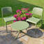 Fordham 2 - Person Patio Dining Set Umbrella Hole Included Round Table-13710350