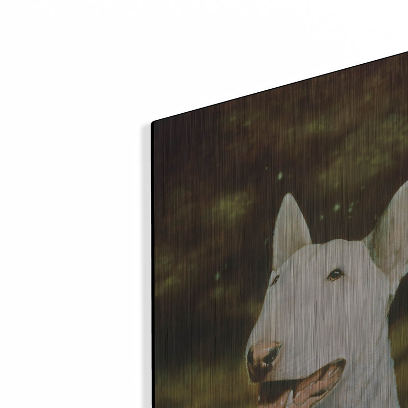«Bull Terrier Smile» par John Silver, H 24 po x l 16 po