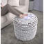 Repose-pieds d'intérieur cylindrique blanc géométrique - capacité d'eau 250Lb avec résistance-388733007
