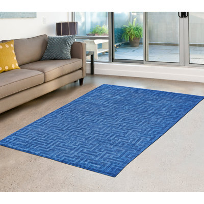 Tapis géométrique touffeté à la main Raskin