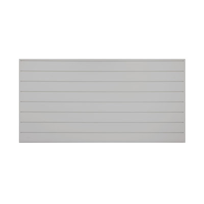 PVC Slat Wall Panels Garage Wall and Home Organizer Storage System | 8ft by 4ft