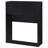 Chatmon 49-Inch Twin Bookcase Headboard Black-673223219-673223212