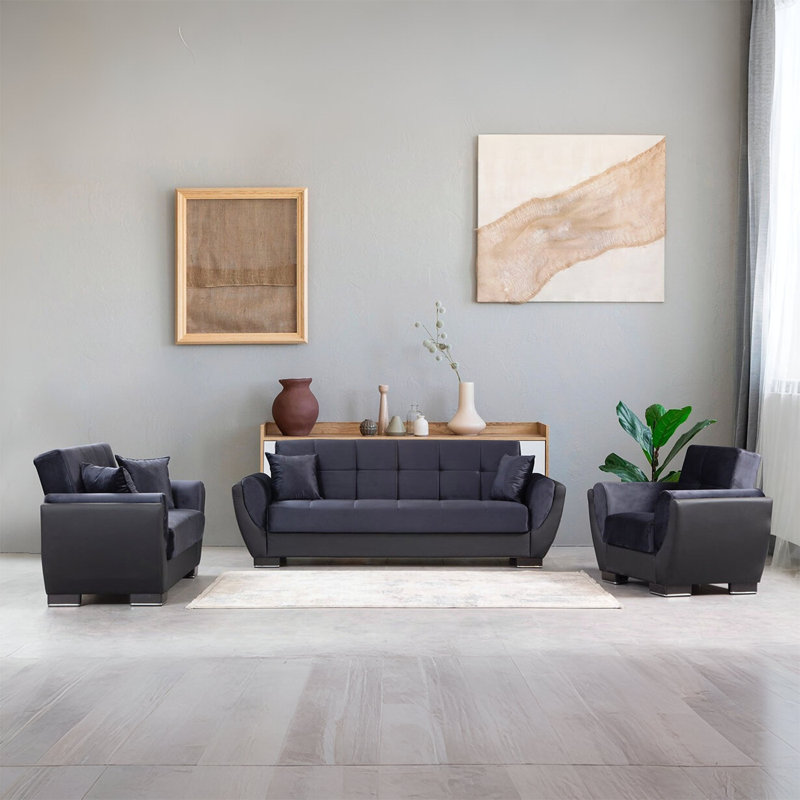 Lowa Sofa, Dark Gray