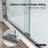 44–48″ W × 72″ H Double Sliding Semi-Frameless Shower Door in Brushed Nickel with Cleancoat Glass-121327740