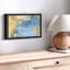 Gold And Blue Abstract Canvas Print-101455539