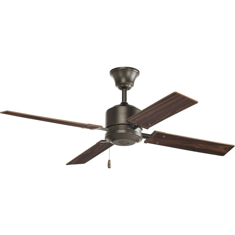 North Park 52'' Ceiling Fan, Antique Bronze with Cherry / Walnut Blades