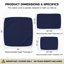 Housse de coussin d'extérieur 14 pièces Latitude Run®-1019705249