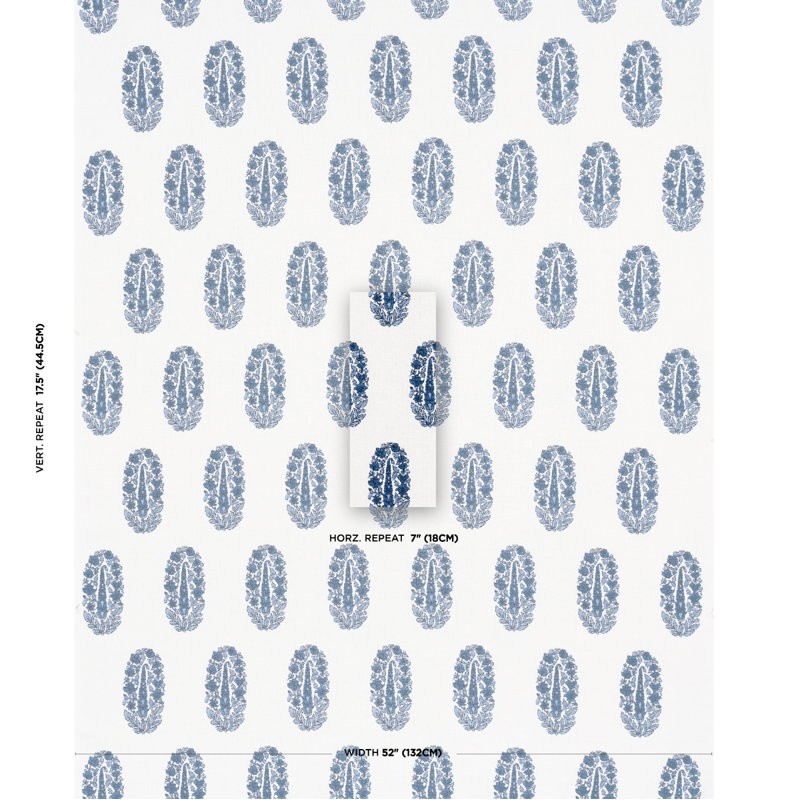 Askandra Flower Fabric, Delft