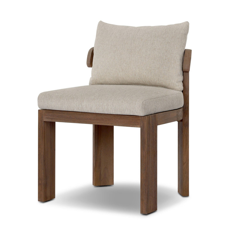 Chaise de salle à manger sans accoudoirs Aarav