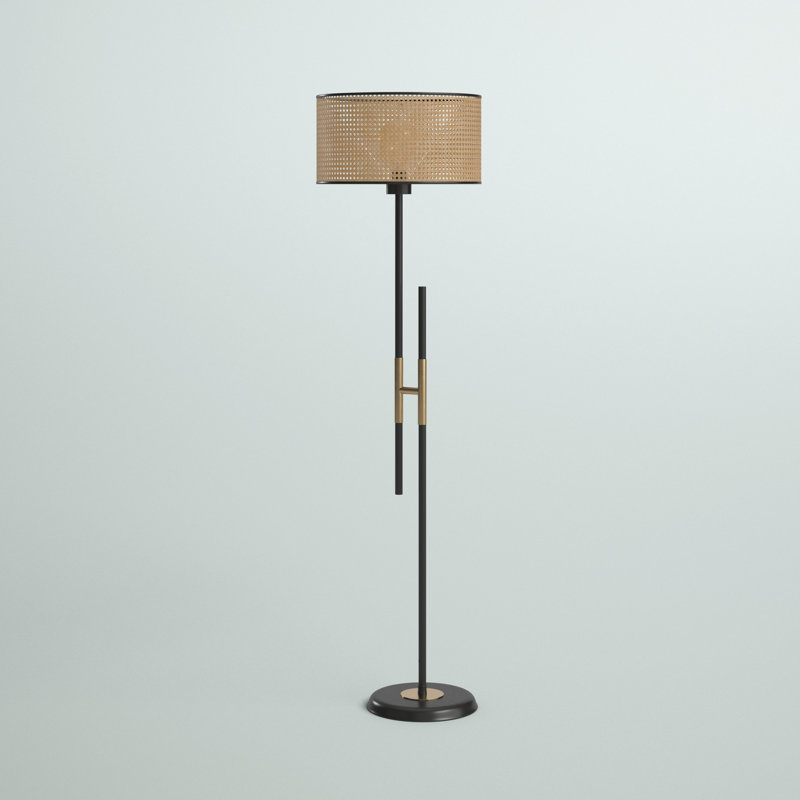 Kristina 165cm Traditional Floor Lamp, Gold