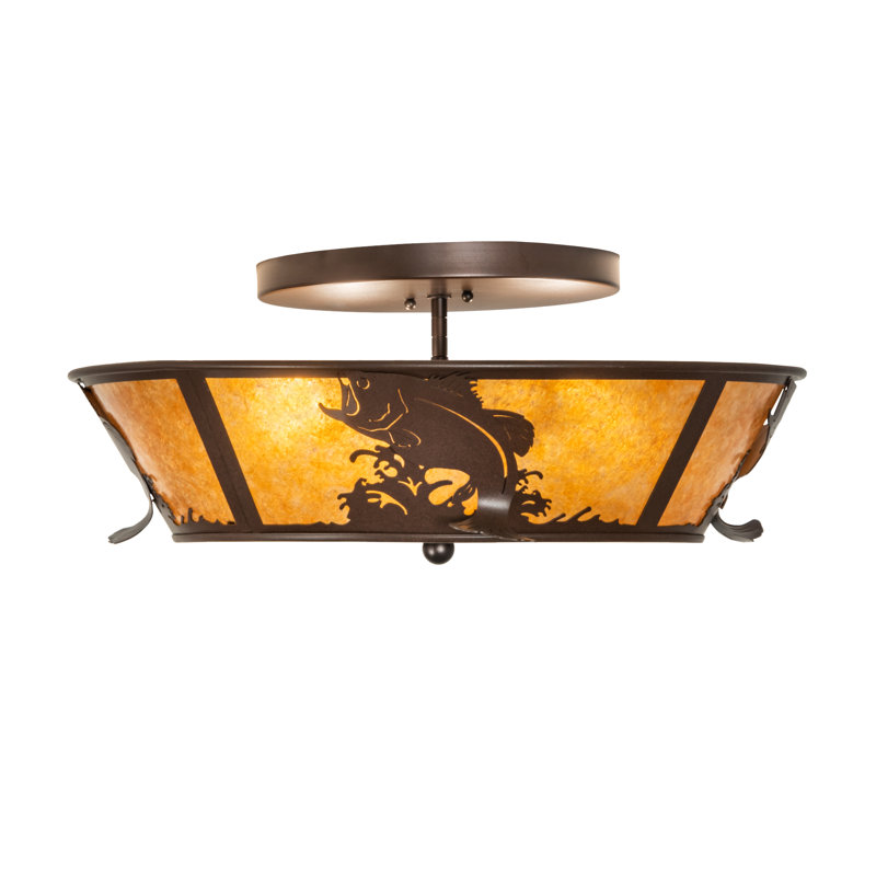 Mica Semi Flush Mount