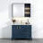 Bathroom Vanity with Sink, Drawers and Metal Handles-1534813712
