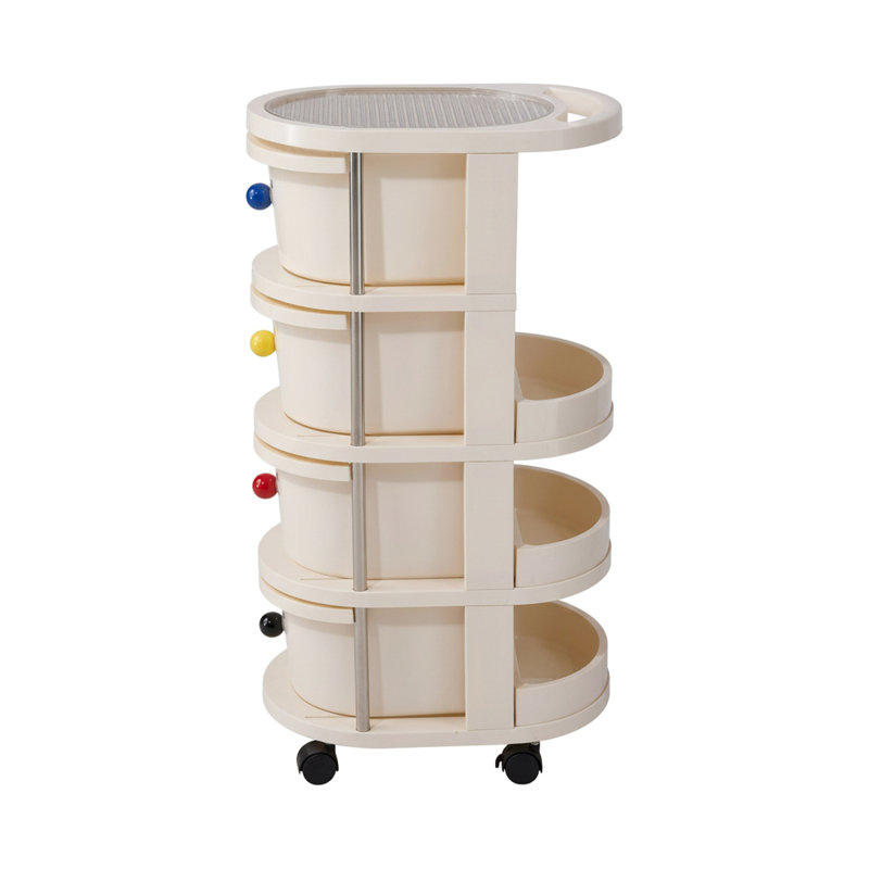 75cm H x 28cm W Utility Cart with Wheels