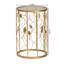 Kountz Mirrored Glass Top End Table