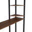 Lit mezzanine en métal avec 2 tablettes et 1 bureau-530536580