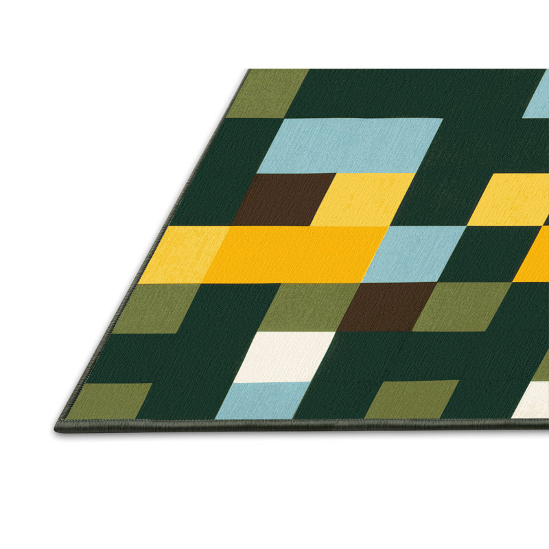 Digital Dunes Rug, Square 5'