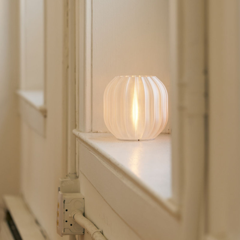 Mini lampe lanterne portable, filet de soie, Clair