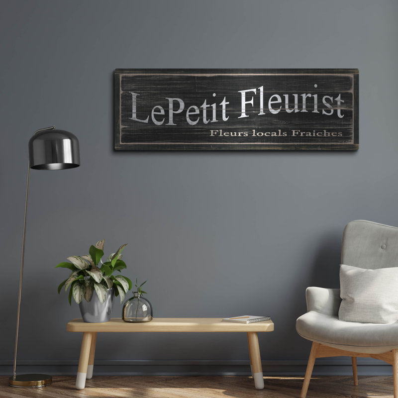 «LePetit Fleurist» par Cindy Jacobs, H 16 po x l 48 po
