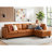 Faux Leather L-Shaped Modular Sectional Sofa-75756246-75756249