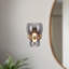 Sutton 8-in Black dimmable LED Bathroom Vanity Light-525623168-525623169