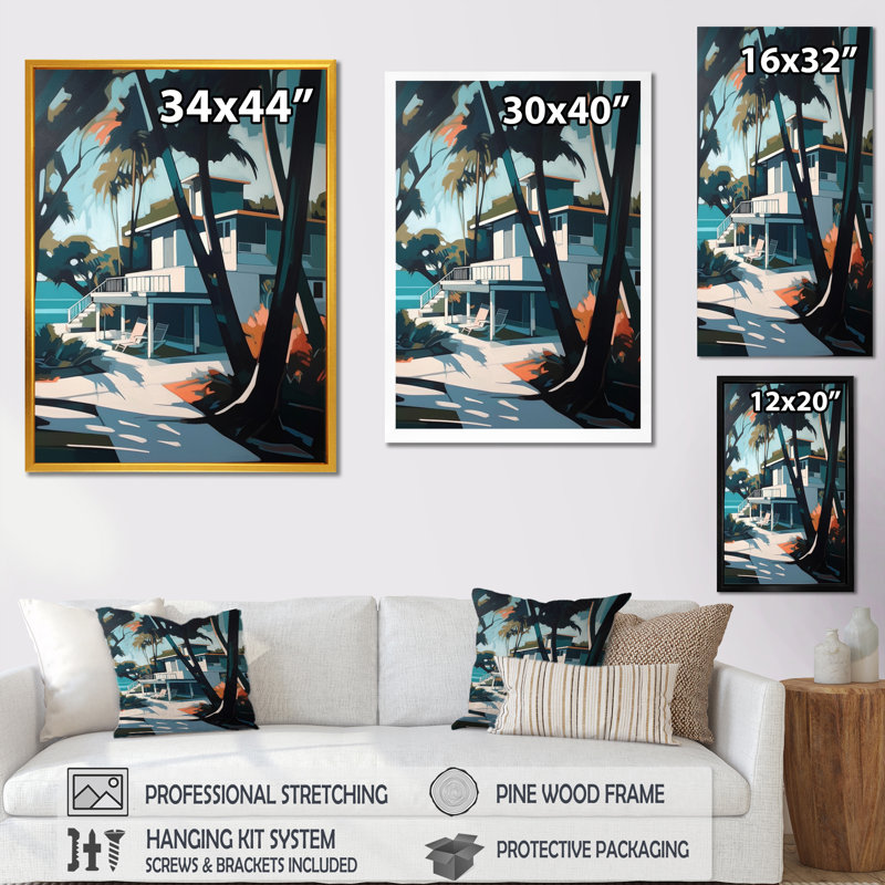 «White and Blue Cityscape Chronicles», reproduction sur toile, Cadre photo noir, H 20 po x l 12 po x P 1 po