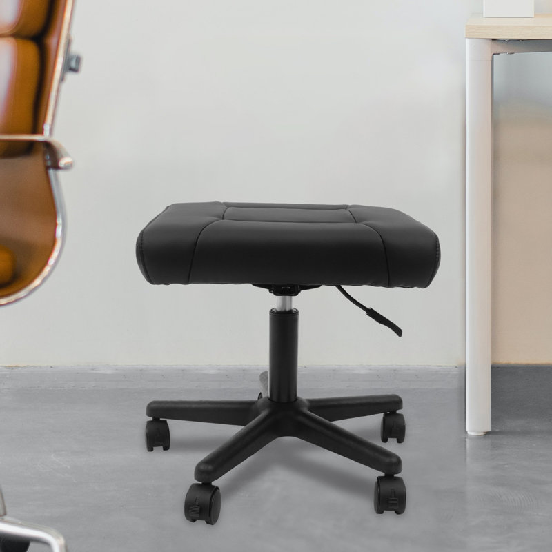 Height Adjustable Footrest with Wheels