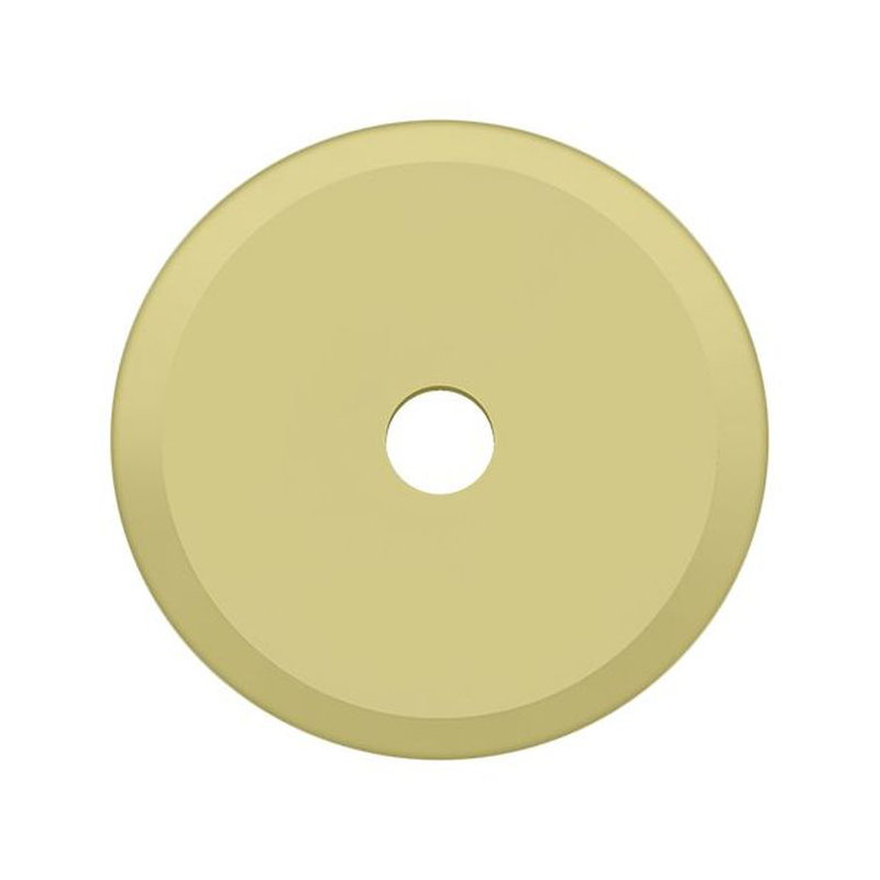 Plaque de base pour boutons Deltana BPRK125U3, diamètre 1-1 / 4 po en laiton poli, Laiton poli