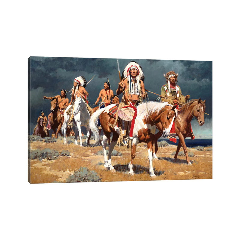 «A Distant Omen» par David Mann, reproduction d'art sur toile tendue, H 8 po x l 12 po x P 0,75 po