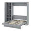 Lit escamotable mural avec tablettes Murphy-615510840-615510841