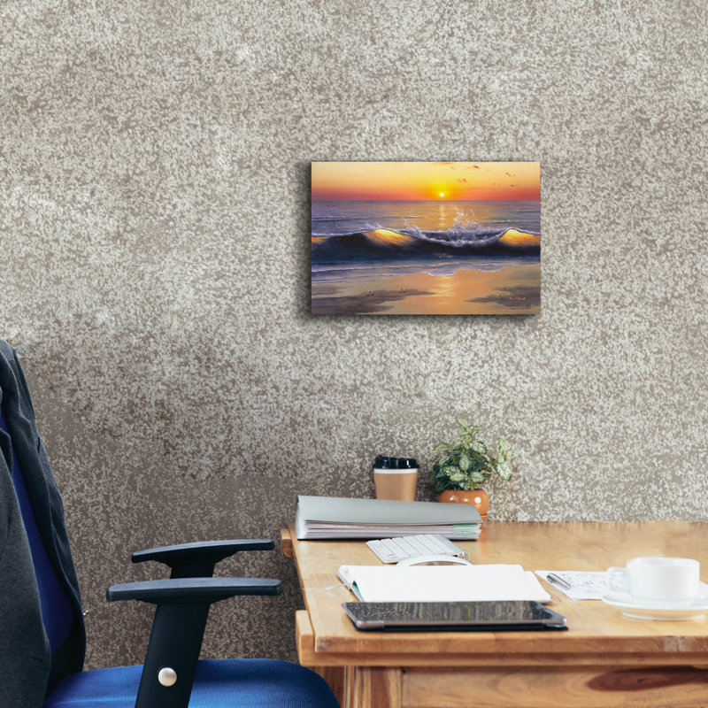 «Sunset Nights» par Diane Romanello, H 12 po x l 18 po x P 0,75 po