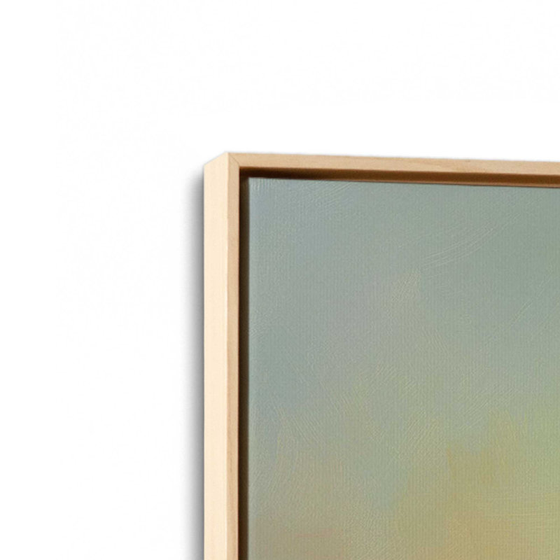 Guider Light V1 par Golden Glow Interiors, Cadre américain en érable flottant, H 50 po x l 34 po x P 1,75 po