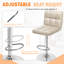 Tabouret de bar pivotant à hauteur réglable Stallcup-470859617