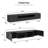 High Gloss TV Stand with Storage to 80'', Floating Entertainment Center with LED for Living Room-693467031