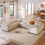 Canapé modulaire surdimensionné avec repose-pieds en L surdimensionné-2139368709