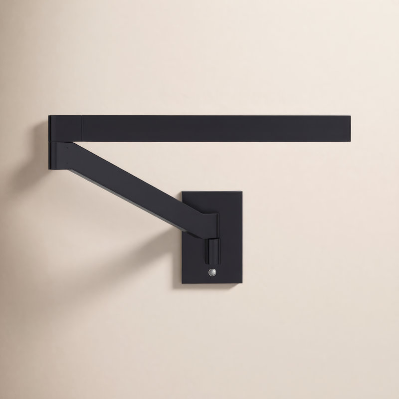 Joziah 1 - Light LED Swing Arm, Black