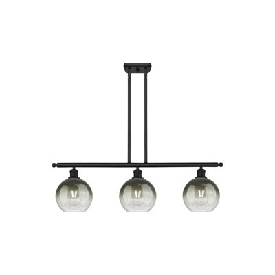 Ballston - Brookhaven Globe - 3 Light Stem Hung Island Light