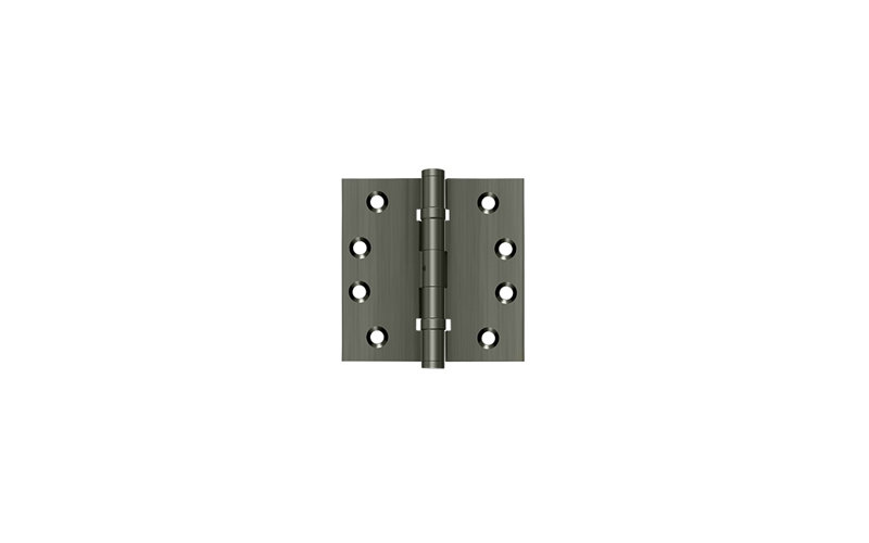 102'' x 102'' Butt Bearing Hinge, Antique Nickel