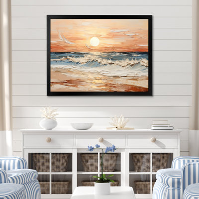 " Coastalbeachsand Sandy Serenity Pointillism III "