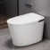 Smart Bidet Toilet Tankless with Booster Pump, Auto/Foot Sensor Flush, Power Outage Flush, Warm Wash