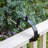 18" Classic  Copper Birdbath with Over Rail Bracket