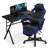 Portable Modern Computer Desk With Host Rack And Ergonomic Reclining PC Computer Seat For Study Room-809780182